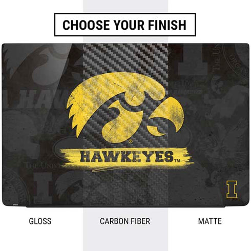 University of Iowa Hawkeyes Distressed Logo Dell Vostro Skin